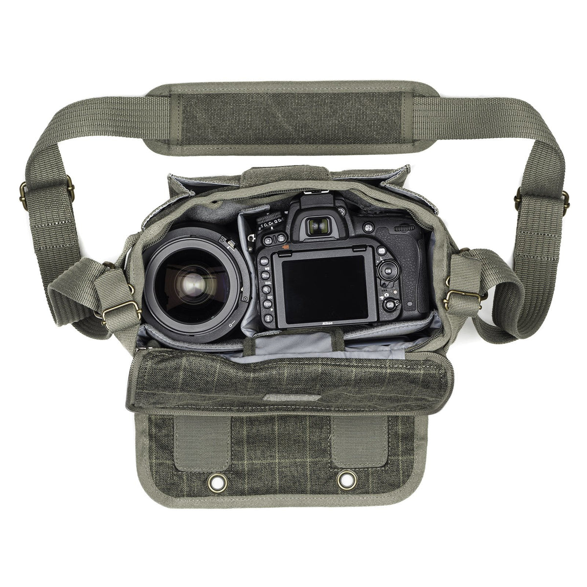Think Tank Retrospec 5 V2.0 Kameratasche – für DSLR- und spiegellose Kameras – mit Tabletfach und Regenschutz