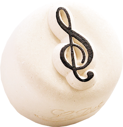 Colop LaDot Stempel – Musiknote – Keramik – temporär – 15 × 15 mm – für Haut