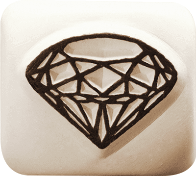 Colop LaDot – Motivstempel, Motiv Diamant – Abdruck 15 × 15 mm