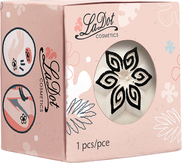 Colop Stempel LaDot – Motiv Blume 2 – 1,5 × 1,5 cm – Keramik
