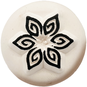 Colop Stempel LaDot – Motiv Blume 2 – 1,5 × 1,5 cm – Keramik