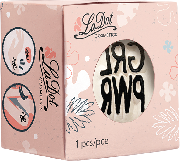 Colop Stempel LaDot – Motiv Girlpower – 1,5 × 1,5 cm