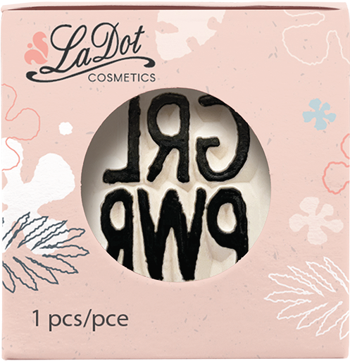 Colop Stempel LaDot – Motiv Girlpower – 1,5 × 1,5 cm