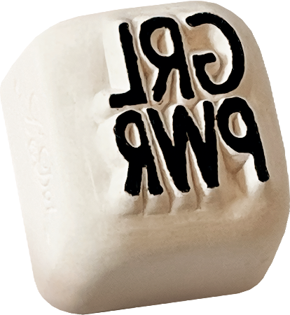Colop Stempel LaDot – Motiv Girlpower – 1,5 × 1,5 cm