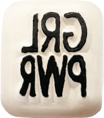 Colop Stempel LaDot – Motiv Girlpower – 1,5 × 1,5 cm