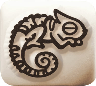 Colop Stempel LaDot, Chamäleon, 1,5 × 1,5 cm