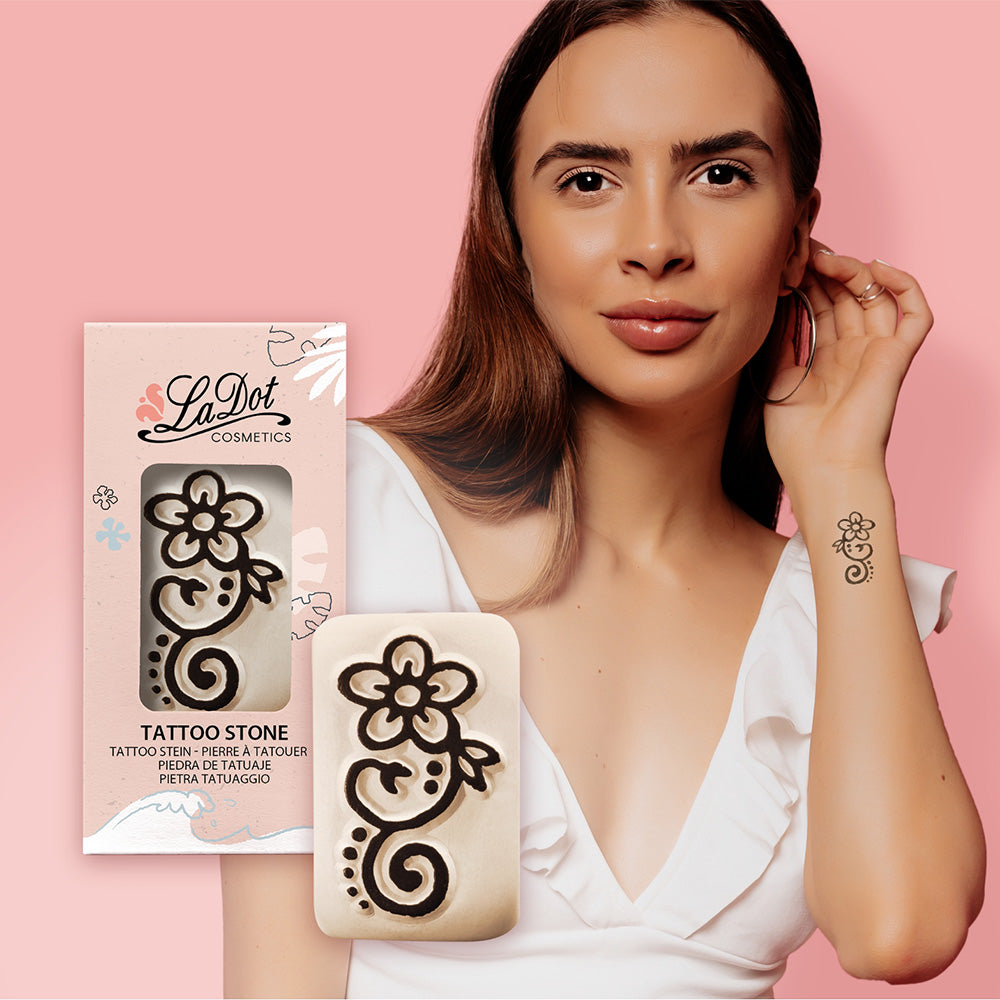 Colop Stempel LaDot – Motiv Kornblume – 2,5 × 5 cm – Keramik