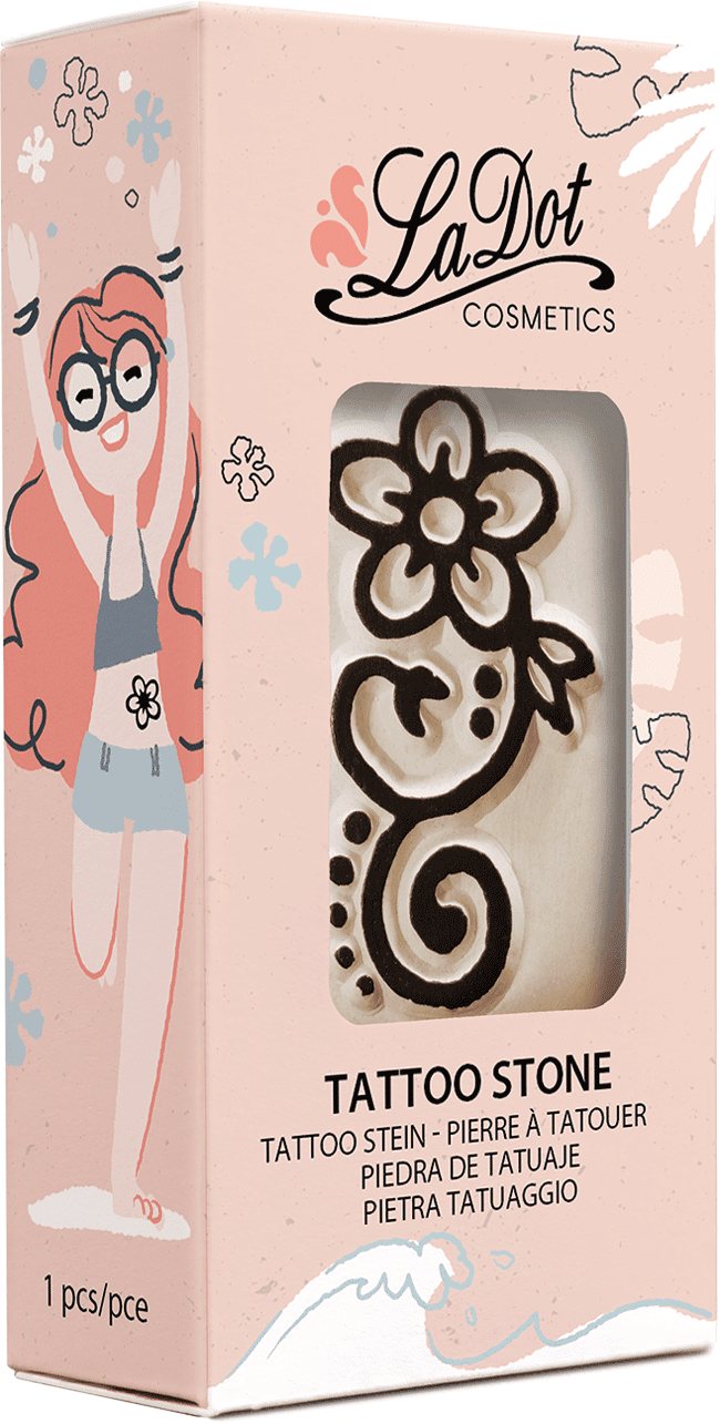 Colop Stempel LaDot – Motiv Kornblume – 2,5 × 5 cm – Keramik