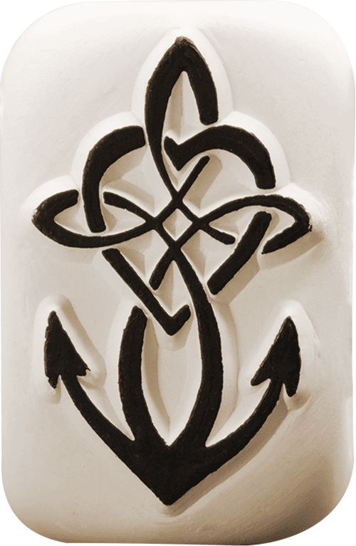 Colop LaDot – Motivstempel, Motiv Glaube Hoffnung – Abdruck 25 × 50 mm
