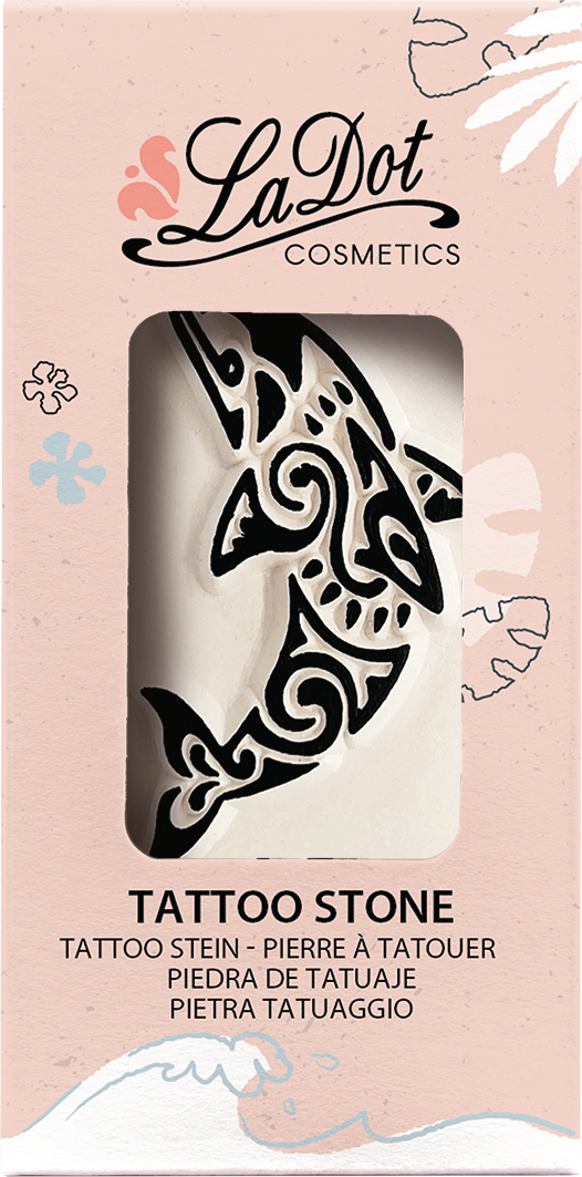 Colop Keramik-Tattoo-Stempel LaDot – Delphin – 2,5 × 4,8 × 9,5 cm