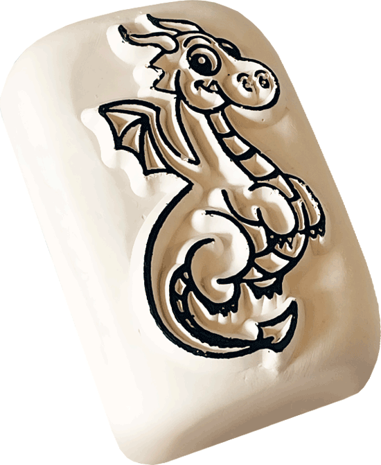 Colop Stempel LaDot – Drache – M, 2,5 × 5 cm