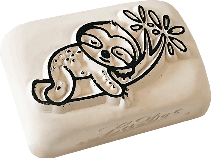 Colop LaDot Motivstempel – Faultier – Keramik – wasserfest – 25 × 50 mm