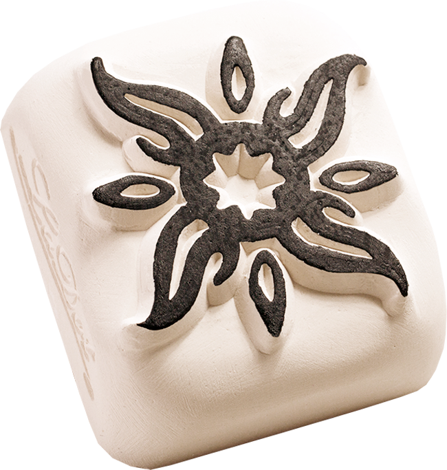 Colop LaDot – Motivstempel, Motiv Curly Sun – Abdruck 40 × 45 mm – Keramik