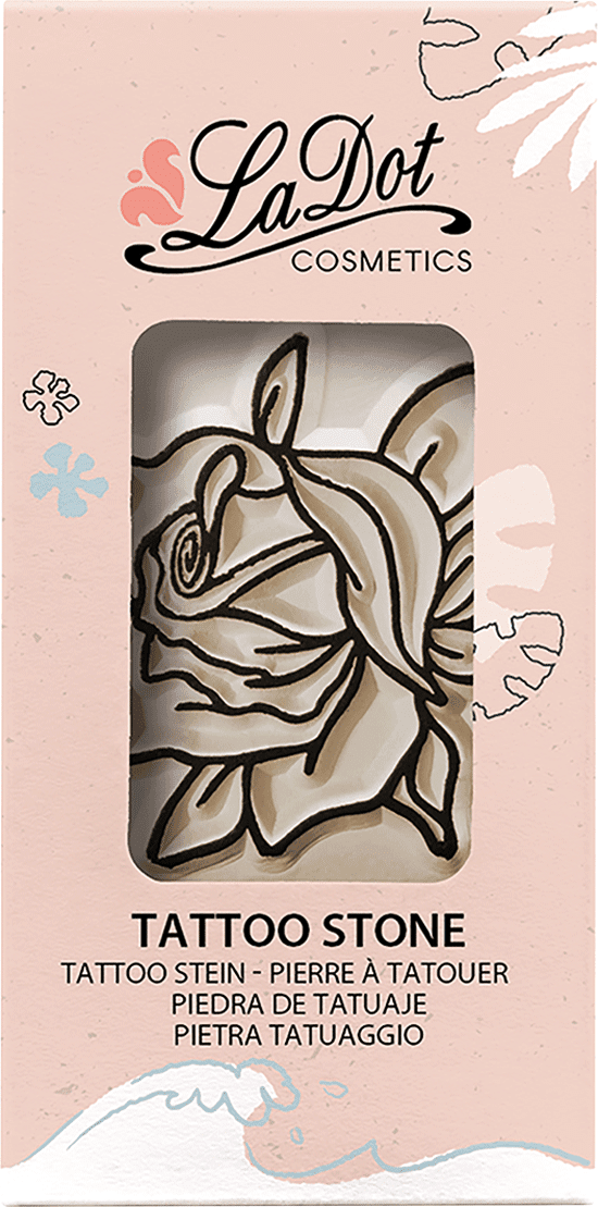 Colop LaDot Stein – Motivstempel, Motiv Lady Rose – Abdruck 40 × 45 mm – Keramik