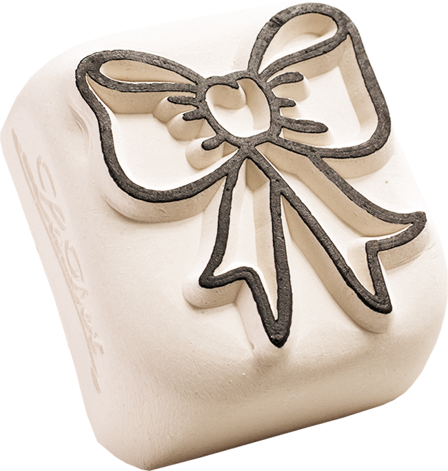 Colop LaDot Stempel, Schleife, Keramik, 4 × 4,5 cm