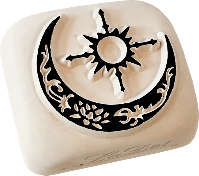Colop Stempel LaDot – Motiv Mond – 4 × 4,5 cm – Keramik