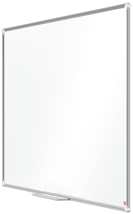 Nobo Whiteboard – 155 × 87 cm, Emaille, Aluminiumrahmen, Wandmontage, inkl. Stiftablage