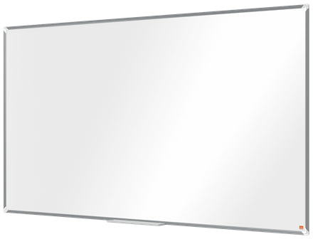 Nobo Whiteboard – 188 × 106 cm, Emaille, magnetisch, Aluminiumrahmen, Wandmontage, inkl. Stifteablage