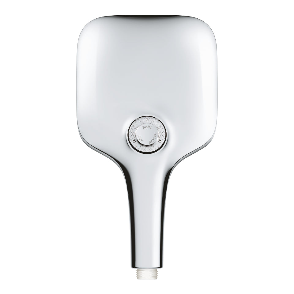 GROHE Handbrause – Edelstahl, Chrom, 3 Strahlarten, Anschluss 1/2