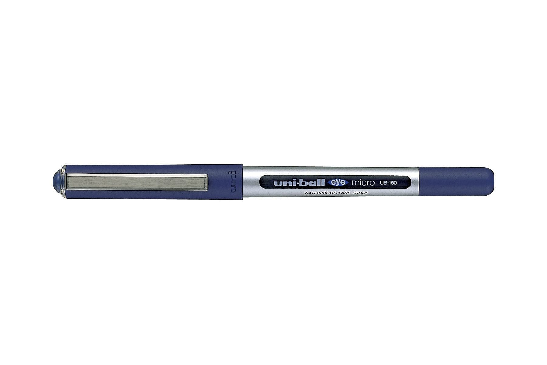 Uni-Ball eye fine – Tintenroller, dokumentenecht, mit Kappe, 0,5 mm, blau