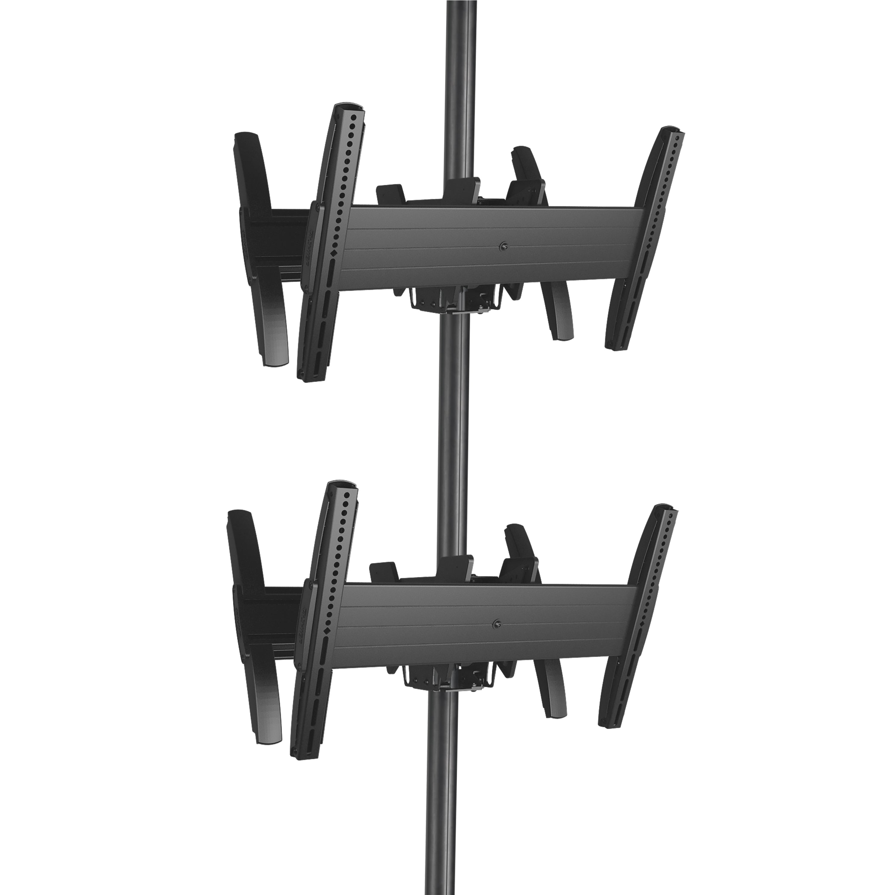 Chief Deckenhalterung – 32–60" – VESA 200×100–600×400 – bis 45,3 kg, Neigbar, für 4 Displays – LCB1X2U
