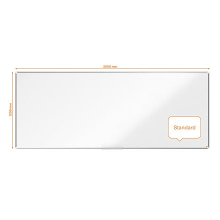 Nobo Whiteboard – 300 × 120 cm, Emaille, Aluminiumrahmen, Wandmontage, inkl. Stiftablage