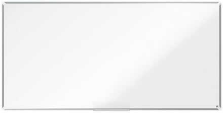 Nobo Whiteboard – 200 × 100 cm, Emaille, Aluminiumrahmen, Wandmontage, inkl. Stiftablage