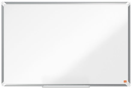 Nobo Whiteboard – 90 × 60 cm, Emaille, magnetisch, Aluminiumrahmen, Wandmontage, inkl. Stifteablage