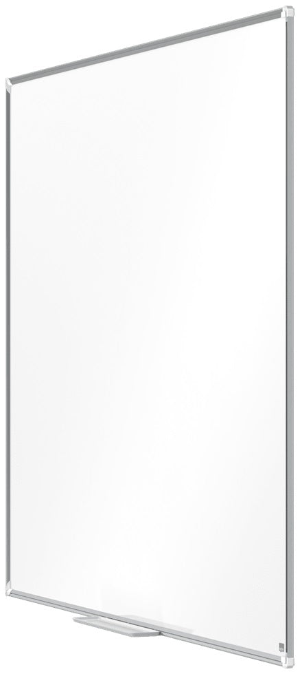 Nobo Whiteboard – 150 × 120 cm, Emaille, magnetisch, Aluminiumrahmen, Wandmontage, inkl. Stifteablage