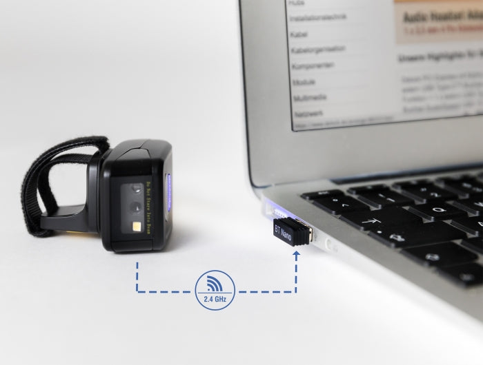 DeLOCK 90508 – Barcodeleser – Bluetooth – mit Akku – Kit: Kabel