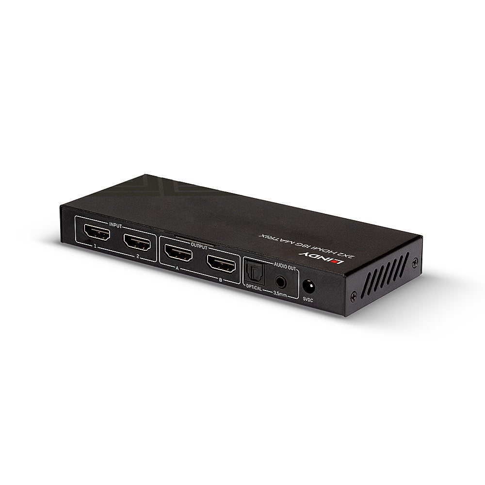 Lindy HDMI-Matrix 2×2, 18 Gbit/s