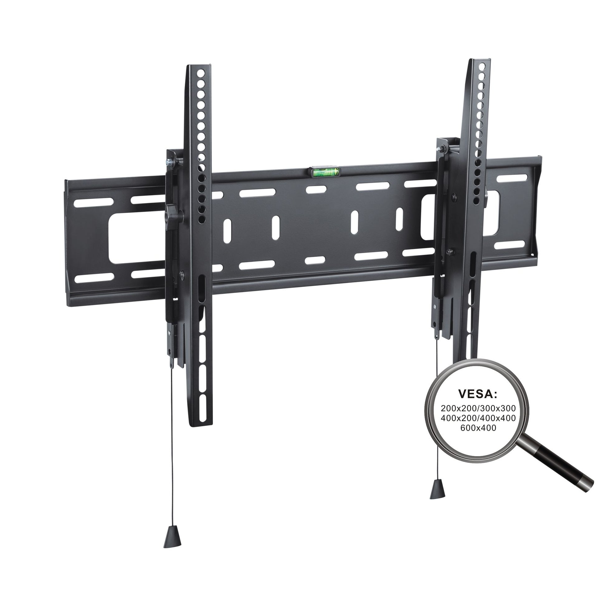 PureMounts Wandhalterung – Neigbar – 37–70" – VESA 200×200–600×400 – bis 50 kg, Diebstahlsicherung – PM-BTL600
