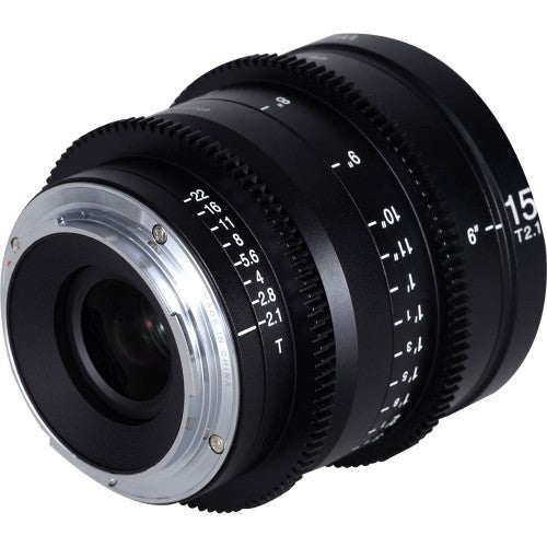 Laowa 15mm T2.1 Zero-D Cine RF Objektiv – 15 mm f/2.1 – Vollformat, manuell – für Canon RF