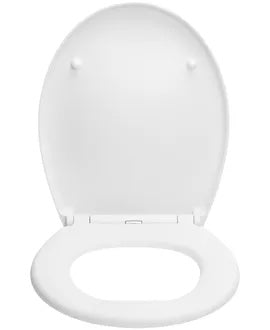 Diaqua Race – Toilettensitz – Duroplast, weiss matt, mit Absenkautomatik, 37,1 × 45,3 cm