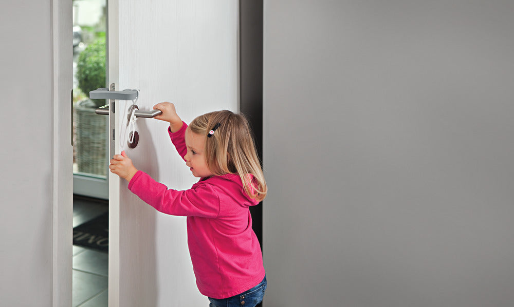 ABUS JC5200A Millie Türstopper – Schaumstoff, Grau, 1 Stk.