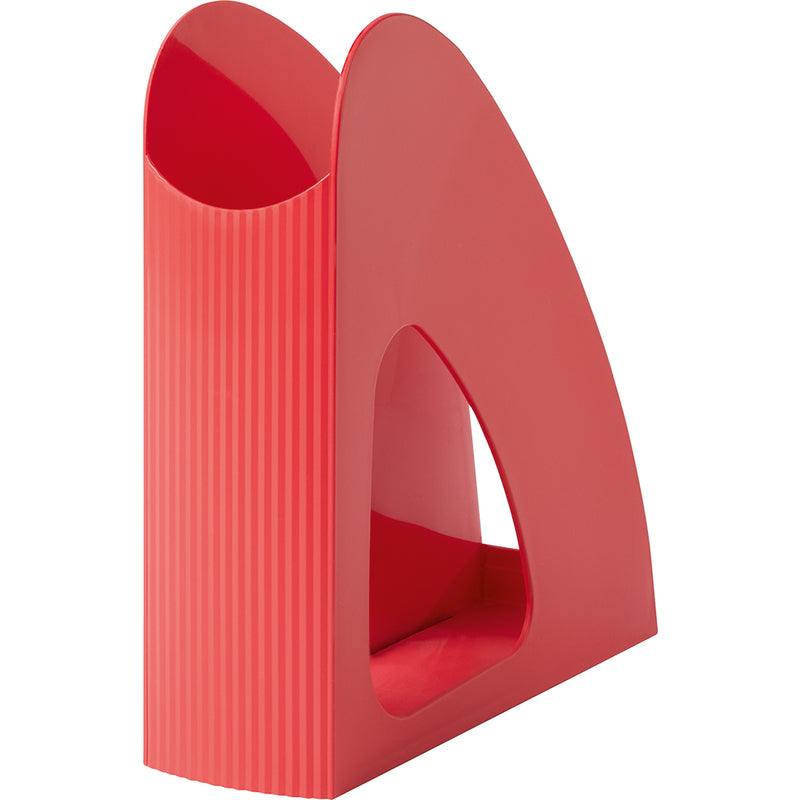 HAN Stehsammler Re-LOOP – A4/C4 – Polypropylen (PP) – Rot – Etikettenhalter – 76 × 239 × 256 mm – 6 Stk.