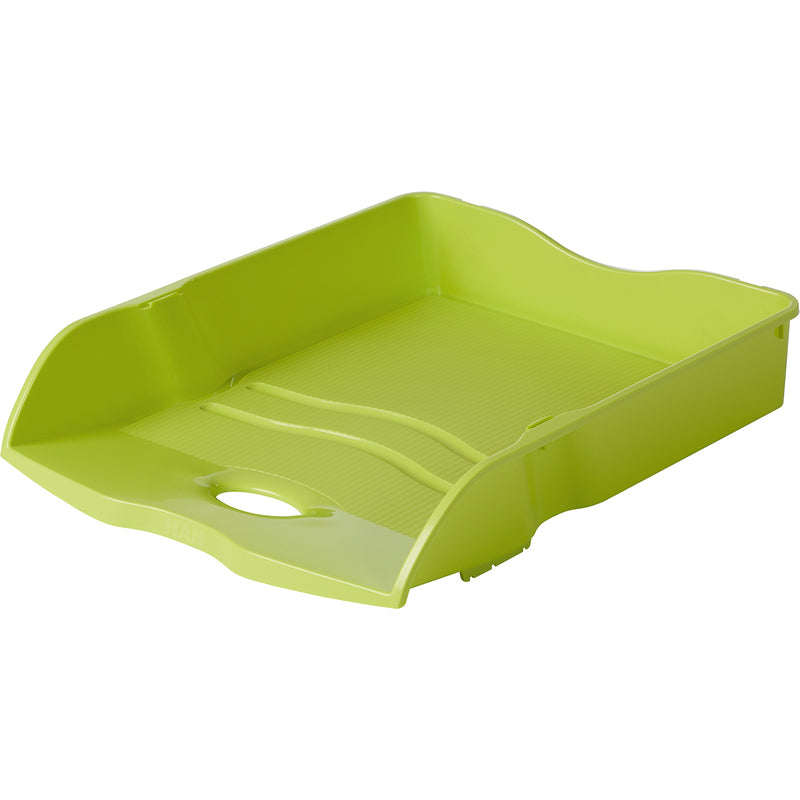 HAN Re-LOOP – Briefkorb für A4, Polypropylen (PP), Grün, 259 × 63 × 351 mm