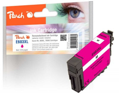 Peach 603XL Magenta Tintenpatrone (Kompatibel) – 515 Seiten – für Epson XP-2100/XP-3100/XP-4100 …