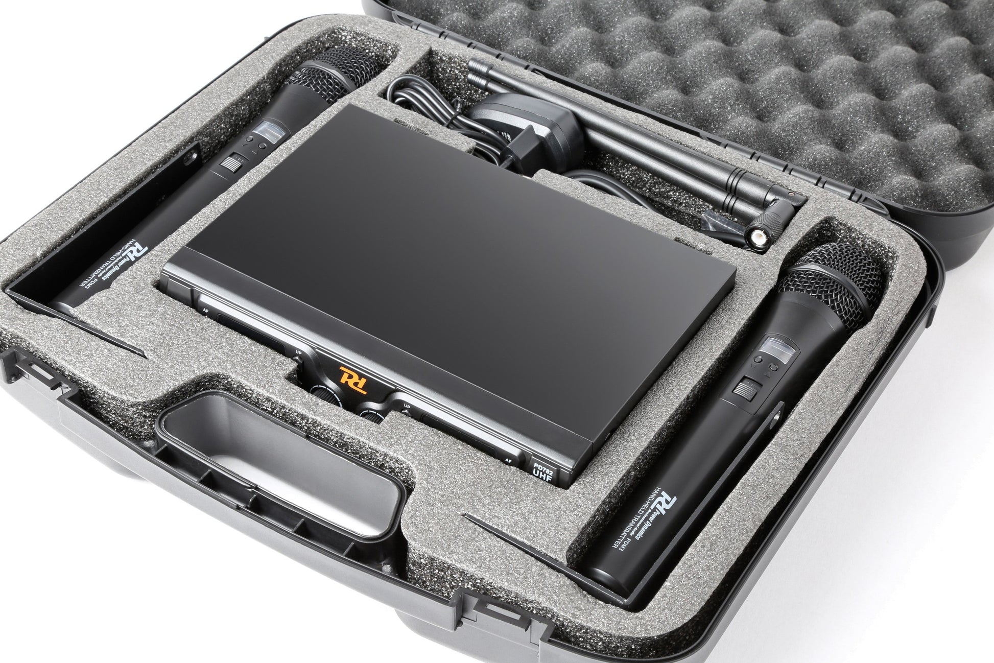 Power Dynamics PD782 – Bühnenmikrofon-Set – XLR, 6,35 mm Klinke – Kabellos (UHF, 863–865 MHz), Niere