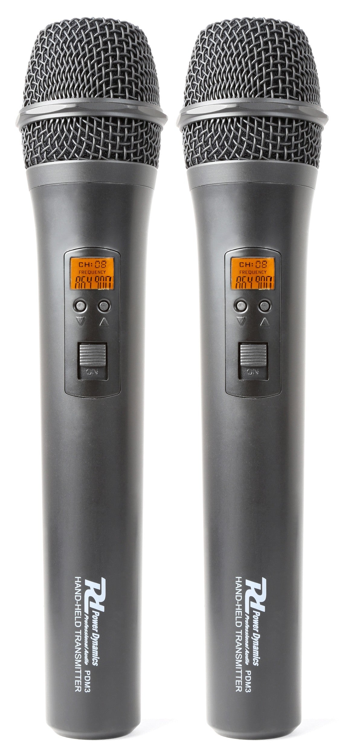 Power Dynamics PD782 – Bühnenmikrofon-Set – XLR, 6,35 mm Klinke – Kabellos (UHF, 863–865 MHz), Niere