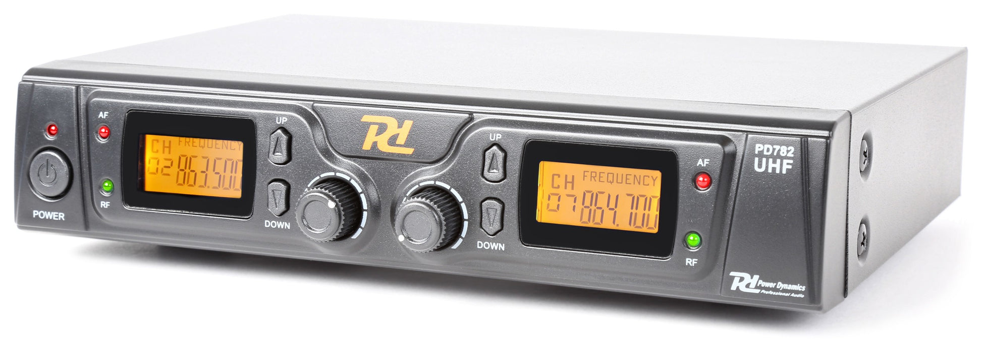 Power Dynamics PD782 – Bühnenmikrofon-Set – XLR, 6,35 mm Klinke – Kabellos (UHF, 863–865 MHz), Niere