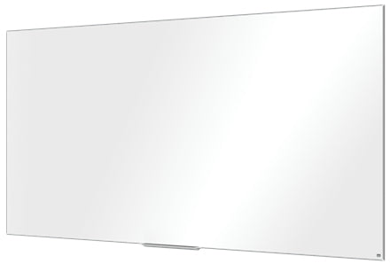 Nobo Whiteboard – 240,1 × 118,5 cm, lackierter Stahl, magnetisch, Wandmontage, inkl. Stifteablage, Marker