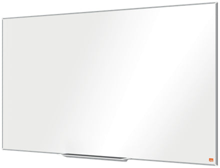 Nobo Whiteboard – 122 × 69 cm, Emaille, magnetisch, Aluminiumrahmen, Wandmontage
