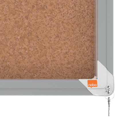 Nobo Pinnwand – Kork, Aluminiumrahmen – 114 × 97 cm