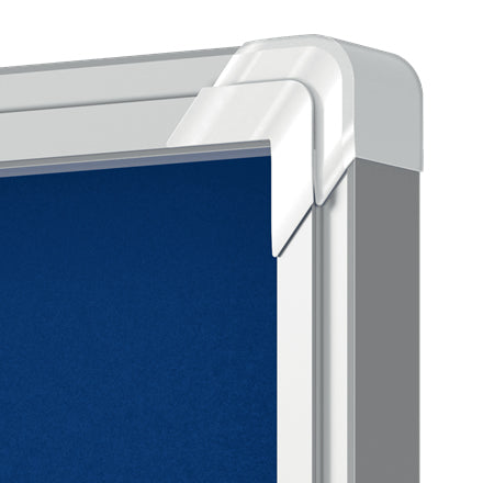 Nobo Pinnwand – Filz, Alurahmen – 92,4 × 66,8 cm, Blau