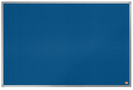 Nobo Filztafel – 89,8 × 58,9 cm – Blau, Alurahmen