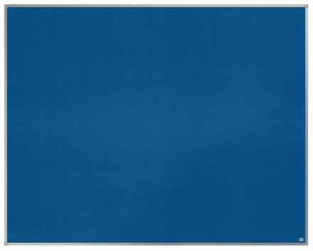 Nobo Pinnwand – Filz, Alurahmen – 150 × 120 cm, Blau, Essence