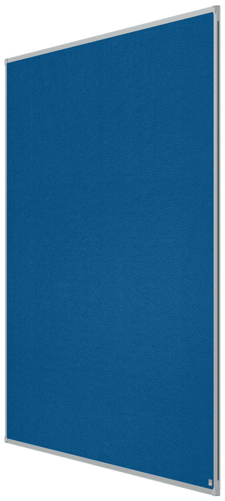 Nobo Pinnwand – Filz, Alurahmen – 150 × 120 cm, Blau, Essence
