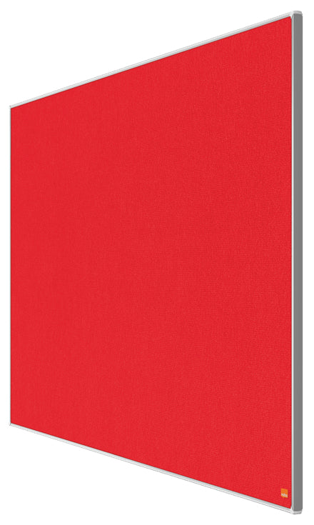 Nobo Pinnwand – Filz, Alurahmen – 122,9 × 69,8 cm, Rot, Impression Pro Widescreen