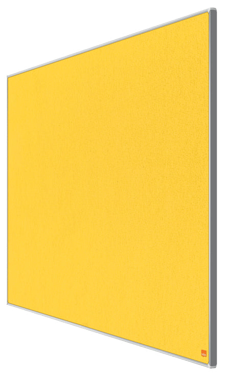 Nobo Pinnwand – Filz, Alurahmen – 122,9 × 69,8 cm, Gelb, Impression Pro Widescreen